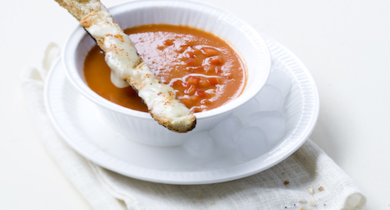 Gaspacho d'Ossau Iraty Istara au piment d’espelette 