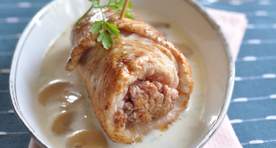 Gigotin de poulet à la vapeur de thym