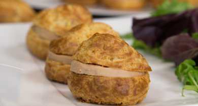 Gougères au foie gras