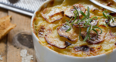 Gratin Dauphinois revisité au râpé 3 Saveurs