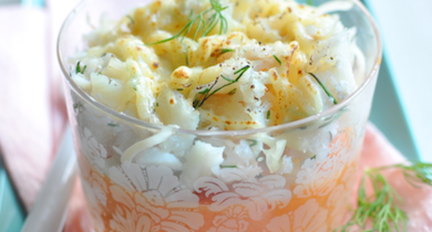 Gratin de patate douce et cabillaud