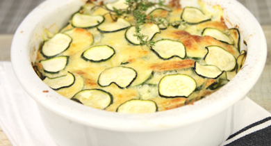 Gratin de courgettes facile