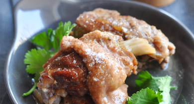 Manchons de canard au miel