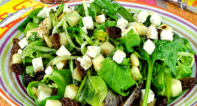 Salade du soleil au Salakis Ail & Fines herbes
