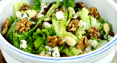 Salade des mendiants au Roquefort Société