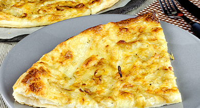 Tarte fine au fenouil et au chèvre 