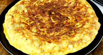 Tortilla à l’emmental