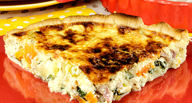 Quiche aux légumes de saison