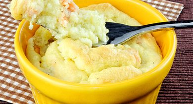 Petits soufflés de pommes de terre