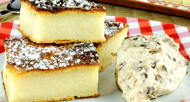 Far grand-mère et sa crème de pruneaux