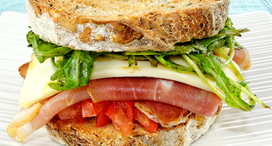 Sandwich aux saveurs du sud