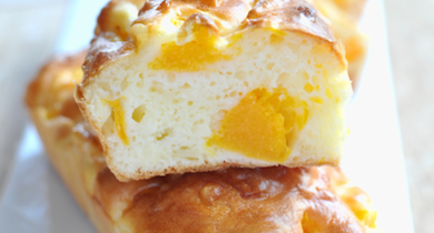 Mini-cakes au potiron et 3 fromages Président 