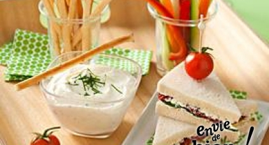 Mini sandwich Tzatziki