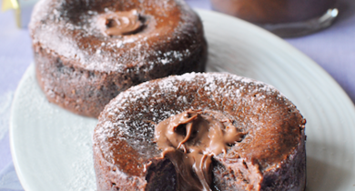 Moelleux coeur chocolat noisette