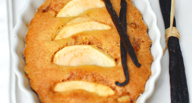 Moelleux vanillé aux pommes
