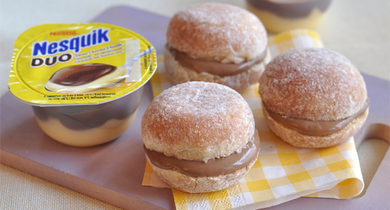 Beignets chocolat vanille