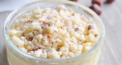 Pâte à crumble à la poudre de noisettes Président