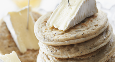 Le camembert d’Orbec sur ses blinis