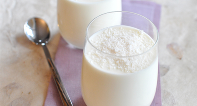 Petites crèmes vanille et coco