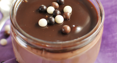 Petits pots de crème 100% chocolat