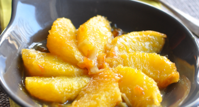 Poêlée d'orange au miel