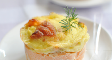 Pudding de saumon