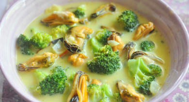 Ragoût de moules au curry