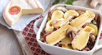 Reblochonnade aux champignons