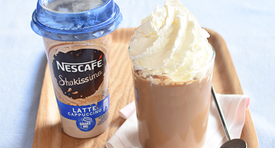 Nescafé Shakissimo Cappuccino et sa chantilly maison
