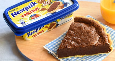 Flan au Nesquik Tartine