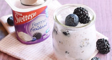 Mousse légère mûre myrtille