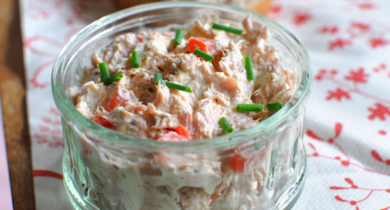 Rillettes de thon au Rondelé Ail et fines herbes