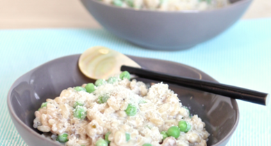 Risotto aux petits pois