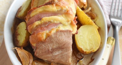 Rôti de porc Orloff au Comté Président 