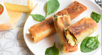 Nems reblochon jambon et épinards