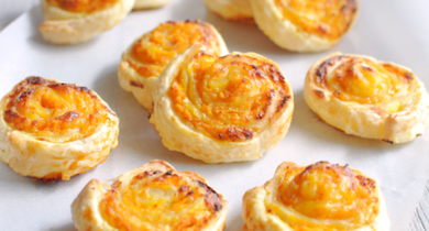 Roulé gourmand aux carottes et 3 fromages