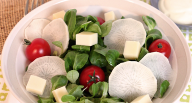 Salade de radis noirs à l’emmental