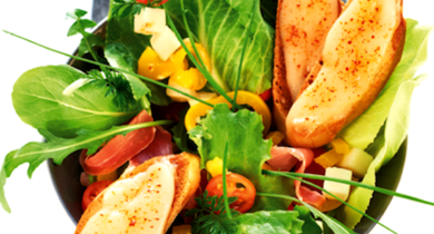 Salade de Tomme de Brebis chaud Lou Pérac