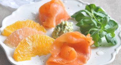 Salade océane aux agrumes