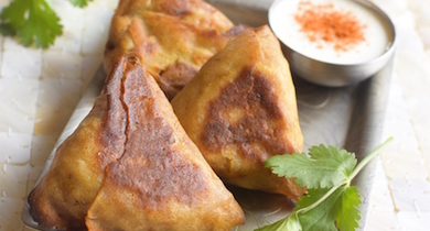 Samoussas au poulet et ses épices