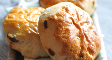 Scones aux raisins secs