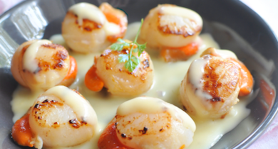 Saint-Jacques au beurre blanc