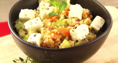 Taboulé de quinoa au Salakis