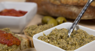 Tapenade aux olives vertes