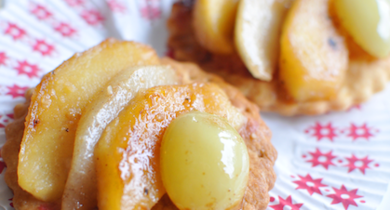 Tarte caramélisée aux fruits