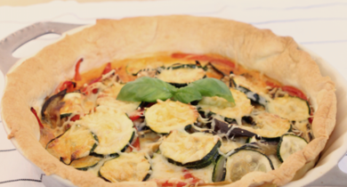 Tarte fondante aux légumes