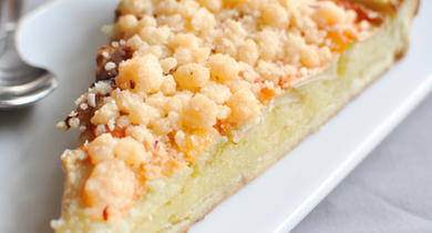 Tarte aux pommes et son crumble