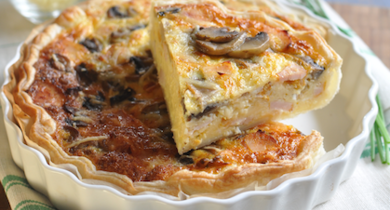 Tarte Poulet Champignons 