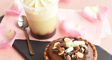 Viennois Dessert et sa tartelette chocolat amandes