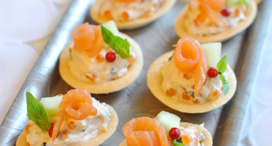 Mini-tartelettes au saumon et mascarpone Galbani 